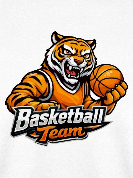 Tiger Basketball Team Motiv