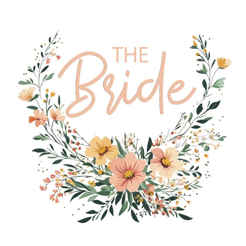 THE BRIDE! BOHO BLUMEN
