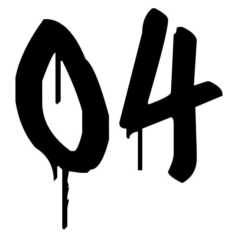 Nummer 04 Urbaner Graffiti-Stil