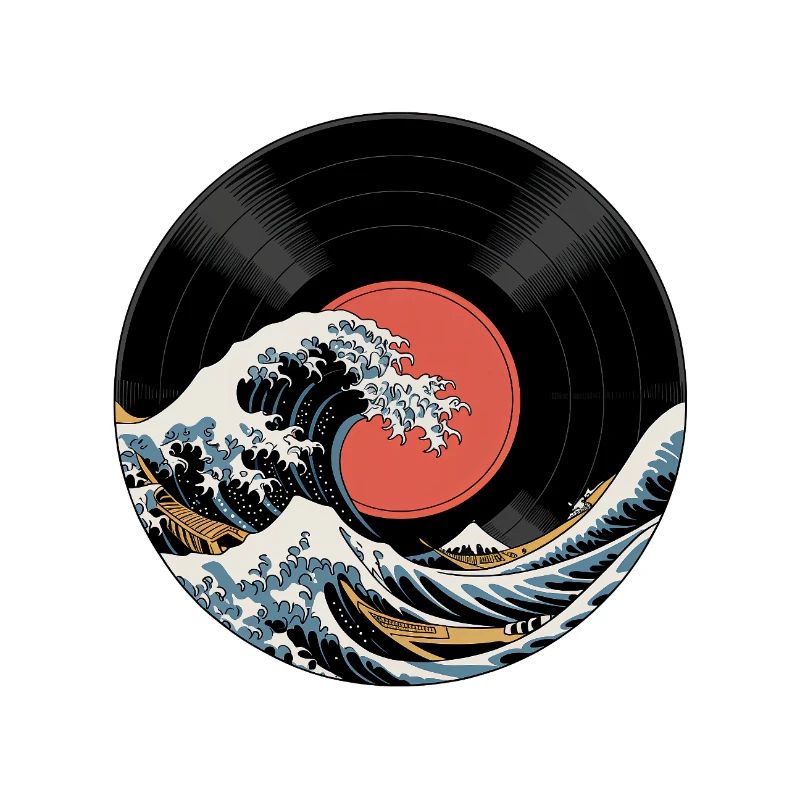 Vinylwelle Große Welle