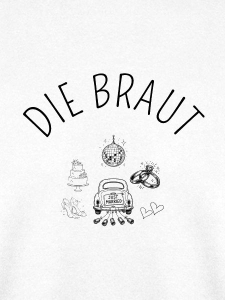 Hochzeit - Die Braut - Clip Art