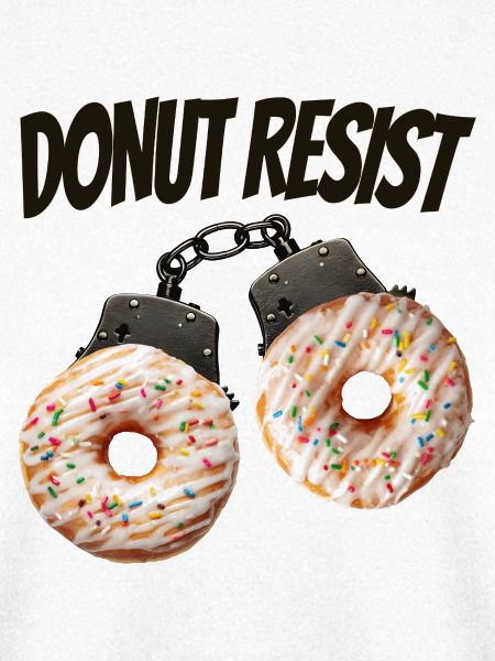 Donut Resist lustiges Donut-Shirt