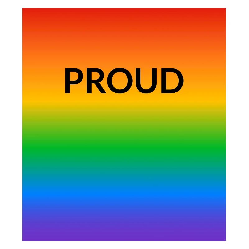 Proud Rainbow LGBT Pride