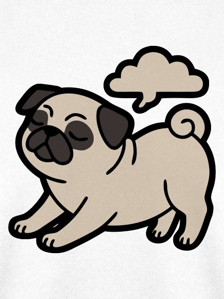 Pupsender Mops Hund Lustig