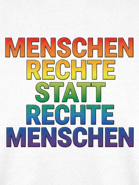 Menschenrechte Spruch für Aktivisten & Demos