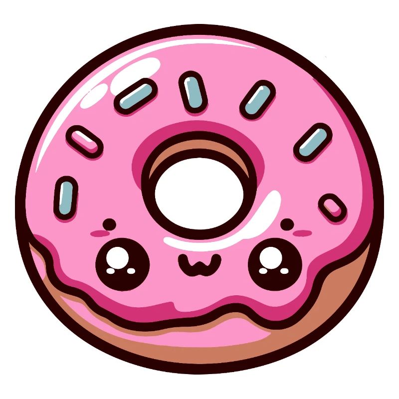 Kawaii Candy Pink Donut