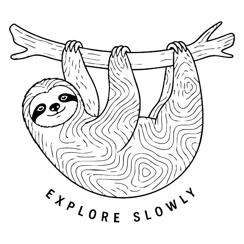 Geschenk des Sloth Hiking Club