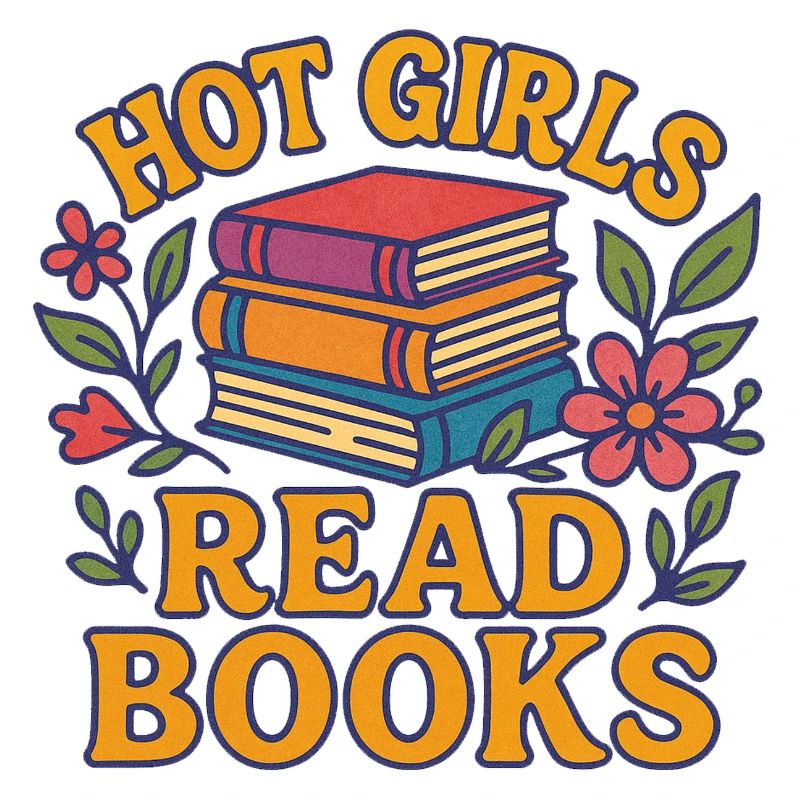 Heiße Mädchen lesen Bücher