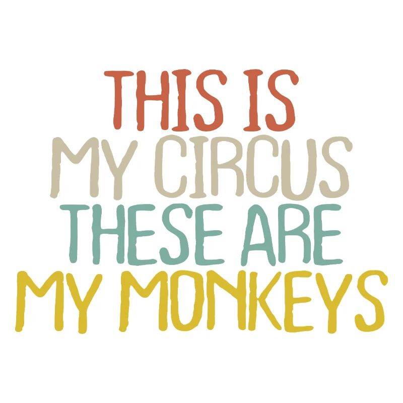 Typographie des singes de cirque