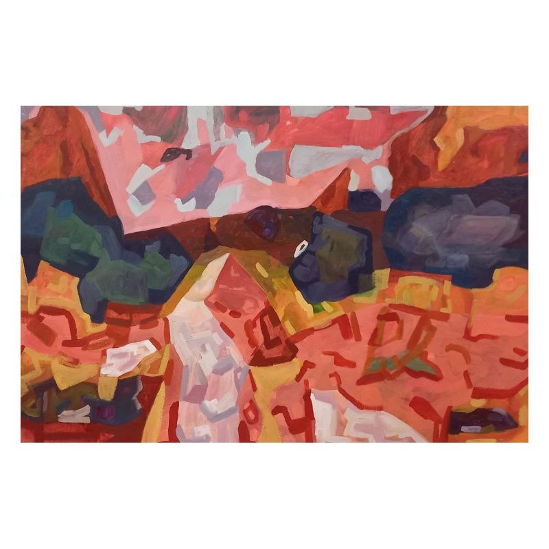 Feu de couleur abstraite