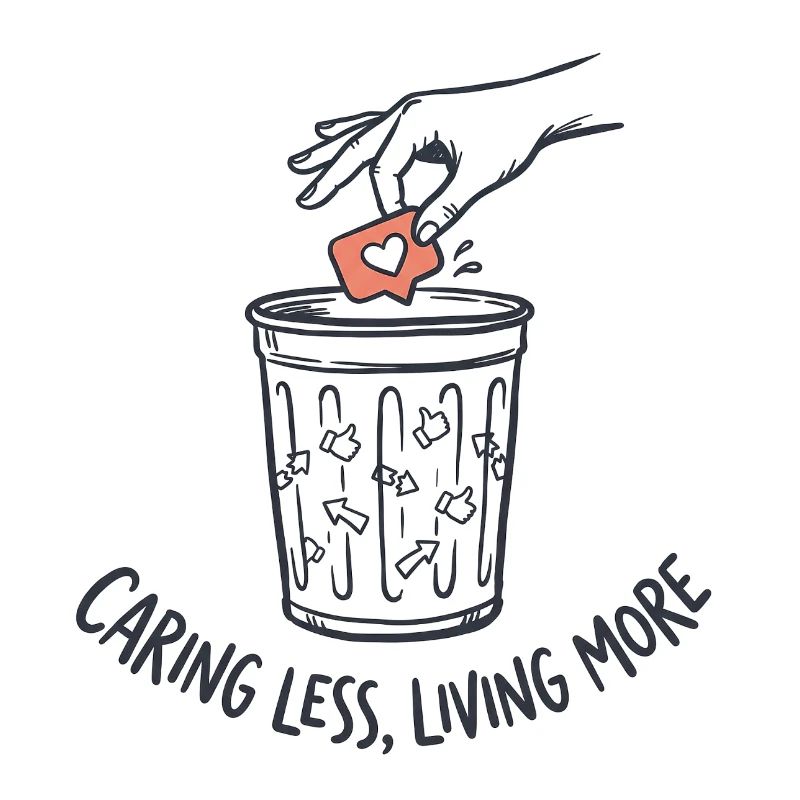 Caring Less Living More