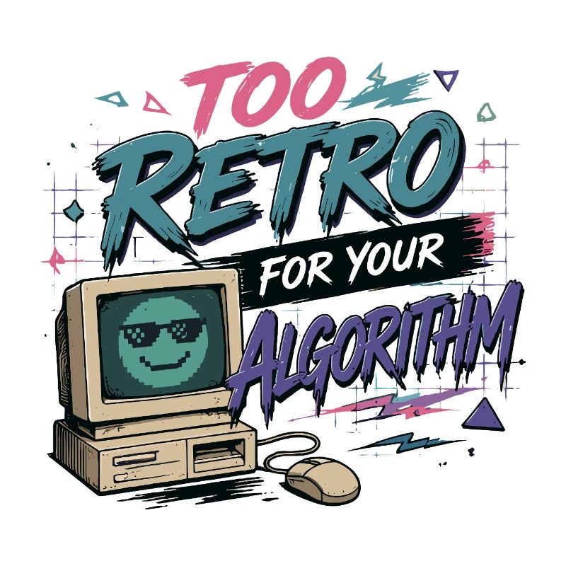 Retro Computer Algorithm Vintage Humor