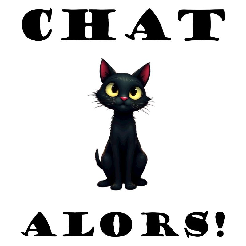 Dann Katze! Katzenvektor-Humor-Design