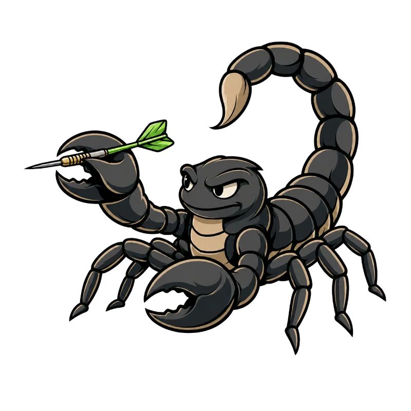 Skorpion mit Darts
