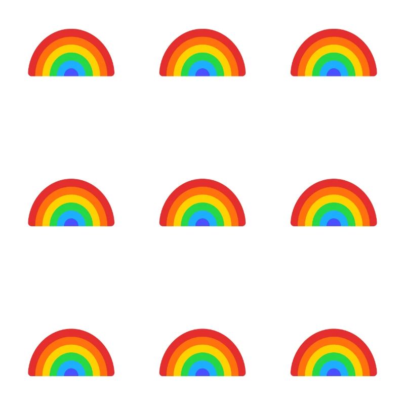 Rainbow Pattern - Happy Pride