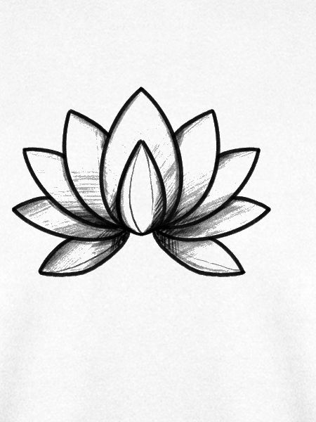 Lotusblüte Yoga Meditation Blume - Illustration