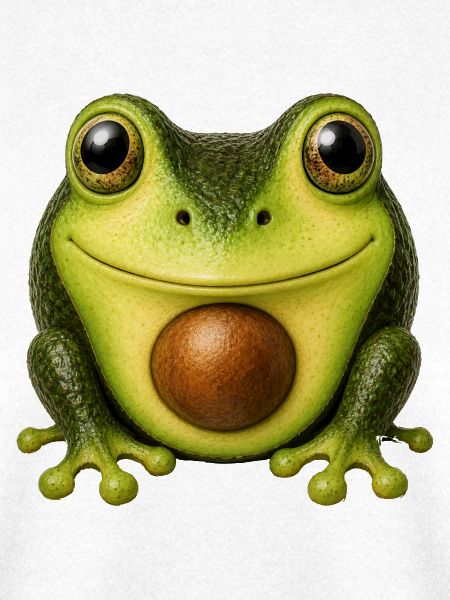 Avocado Frosch | Niedliches Tiermotiv