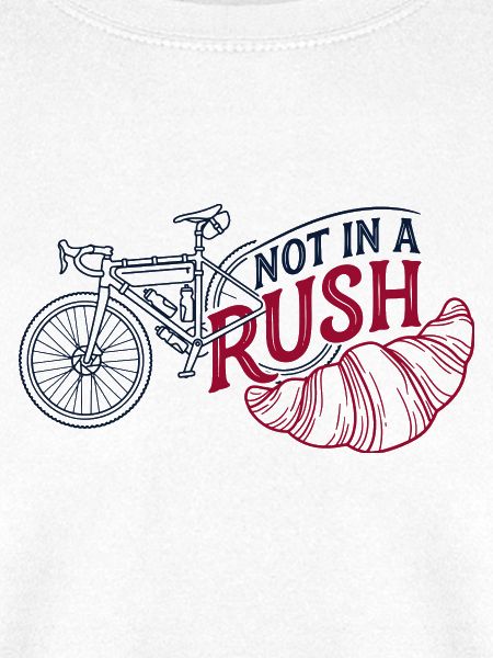 Nicht in Eile, Gravel-Cycling Tee