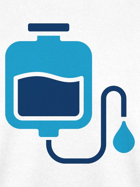 IV-Tropfleitungs-Icon Infusionstherapie Medizinischer Vektor