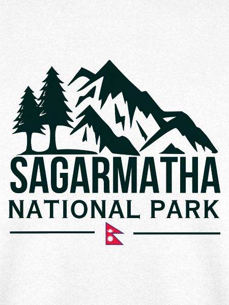 Sagarmatha Bergsilhouette National Park Nepal