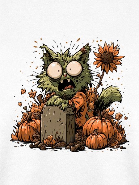 Grüne ZombieKatze