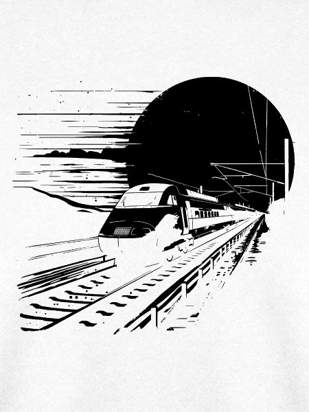 Eisenbahn Zeichnung