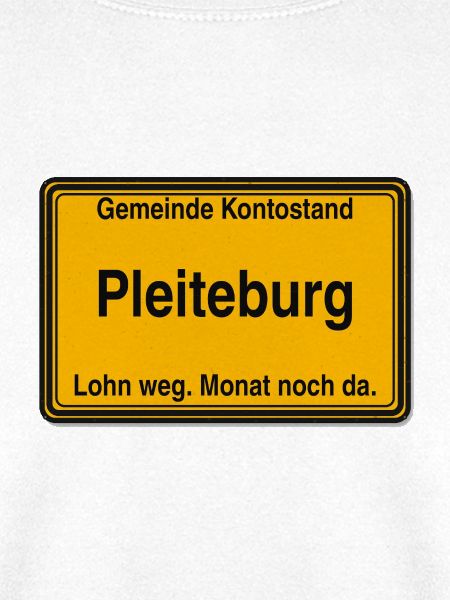 Pleiteburg Ortsschild