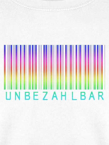 Barcode Regenbogen "UNBEZAHLBAR" 