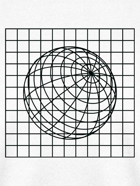 Geometrischer Globusdrahtrahmen