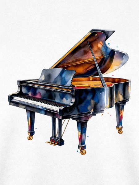 Wasserfarben Piano Impression
