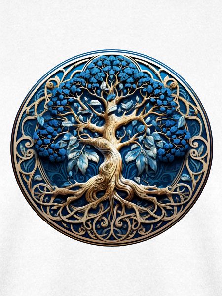 Blauer Lebensbaum Harmonie & Natur