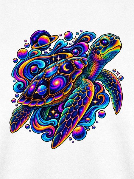 Kosmische Schildkröte auf Reisen
