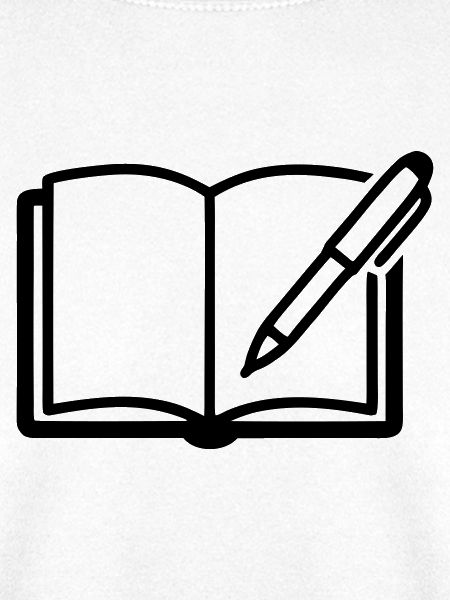Offenes Buch Kugelschreiber Logo