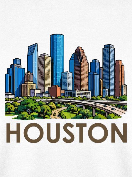 Houston Skyline Stadtlandschaft