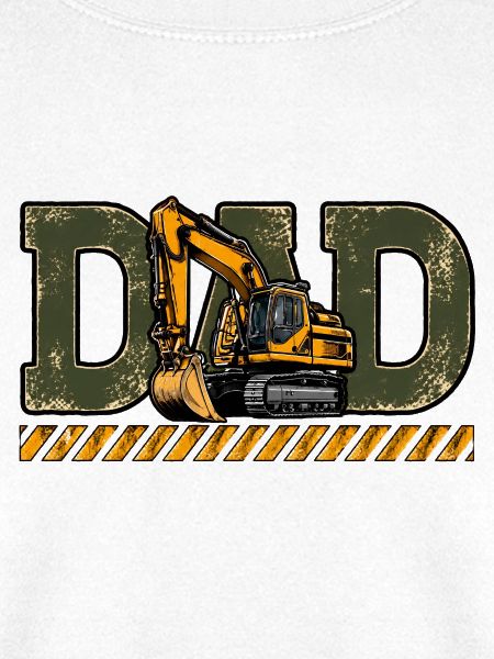 Bagger-Dad-Shirt, Bau-Dad-T-Shirt
