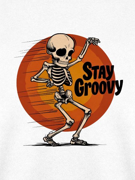 Tanzendes Skelett Stay Groovy