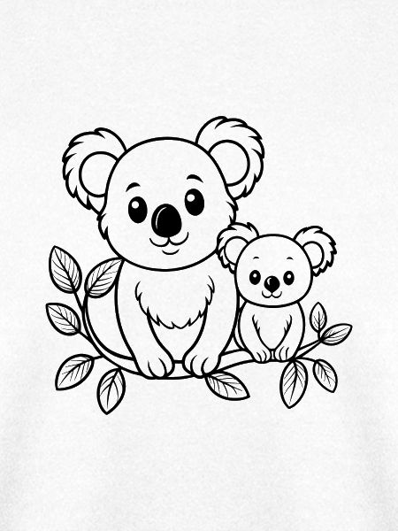 Koala mit Baby