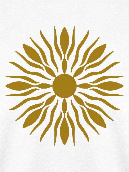 Goldene Sonnenstrahlstrahlung