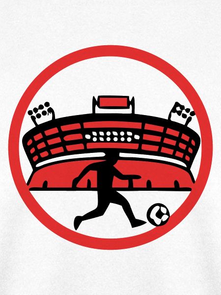 Fussballer Stadion Silhouette