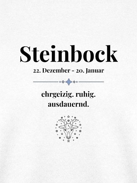 Steinbock Sternzeichen – ehrgeizig & ruhig