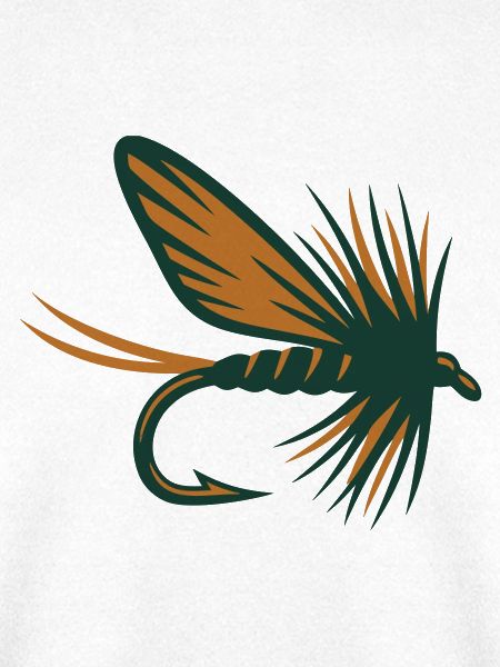 Fliegenfischen Koeder Grafik
