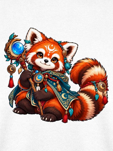 Kawaii Mystischer Roter Panda