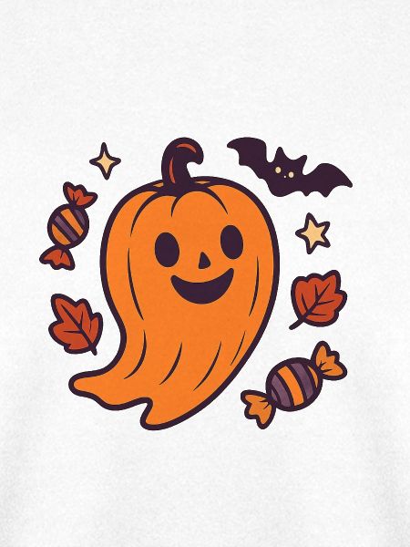 Halloween Kürbisgeist für Kinder.