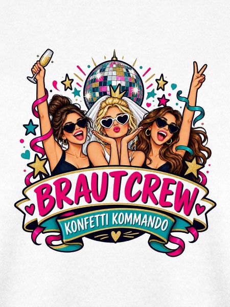Brautcrew – Konfetti Kommando