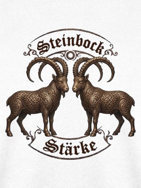 Steinbock Stärke Ornamentziegen