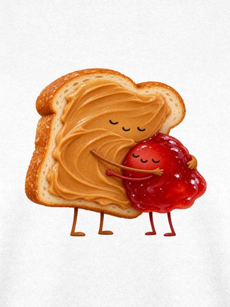 Kuschelt Toast mit Marmelade
