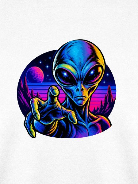 Neonalien Hand im All