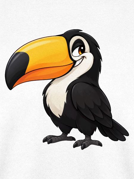 Toucan Vogel Paradiesvogel Cartoon süß