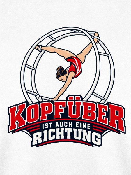 Kopfueber Ringakrobatik Rhönrad 