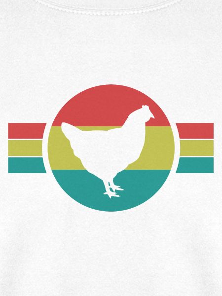 Huhn Retro Silhouette